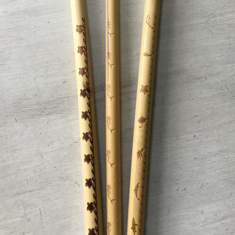 Sea Life Bamboo Straw