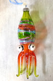 Glass Squid Ornament