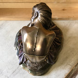 Thoughtful Mermaid Bronze Statue