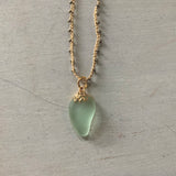 Pastel Seaglass Seedbead Necklace