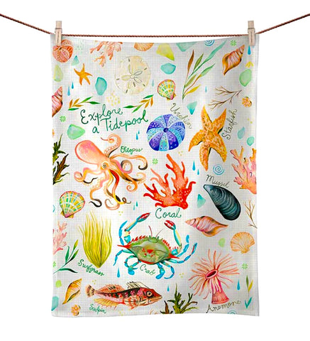 Tide Pool Tea Towel