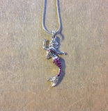 Jeweled Tail Mermaid Necklace