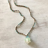 Ocean Glass Pebble Necklace