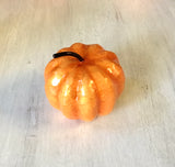 Orange Capiz Pumpkin Decor