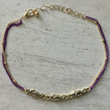 Triple Seahorse Chain Anklet