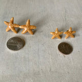 Sparkle Starfish Stud Earrings