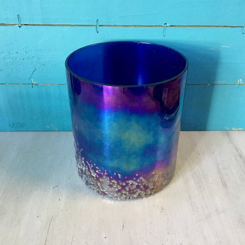 Blue Sea Foam Candle Holder