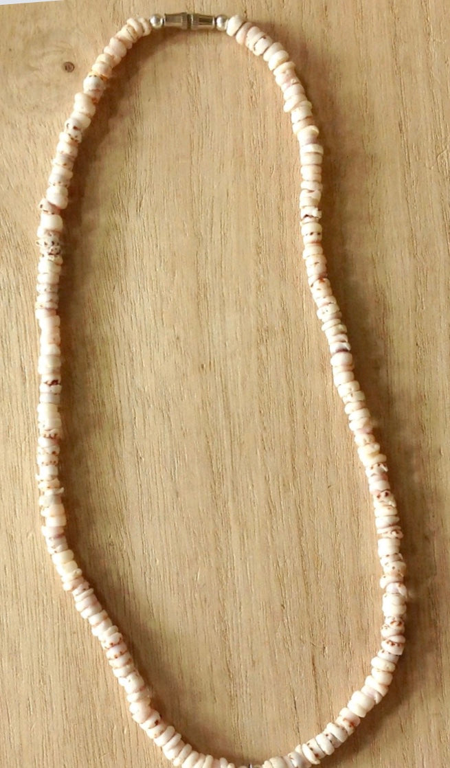 BlueRica Smooth Puka Shell Necklace (20