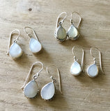 MOP Tear Drop Earrings