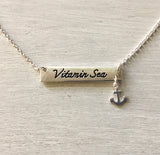 Vitamin Sea Bar Necklace