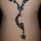 Sea Blue Mermaid Necklace