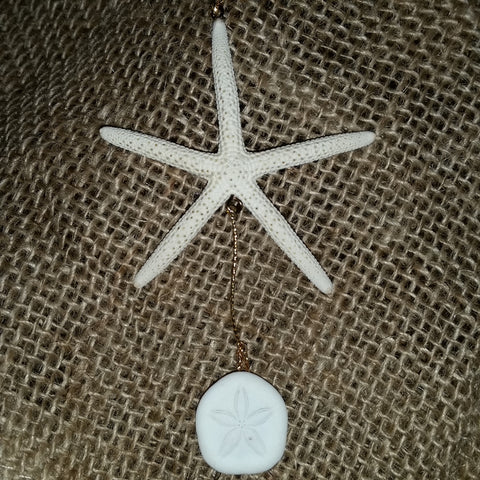 Starfish & Sea Cookie Dangle Ornament