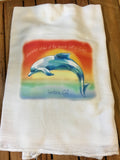Dolphin Memories Tea Towel