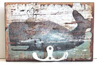 Whale Wooden Hook