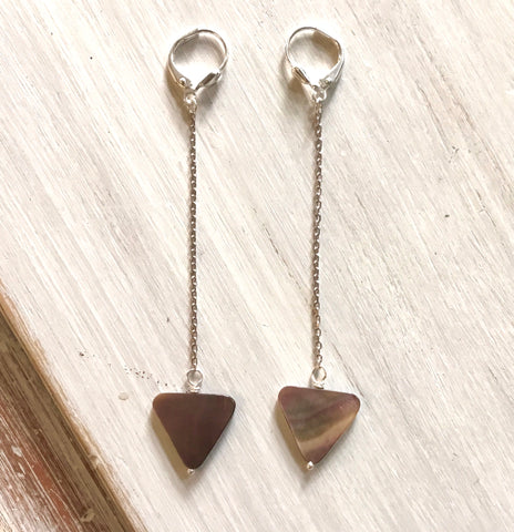 Mop Pendulum Earrings