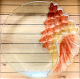 Conch Shell Glass Plate