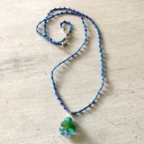 Ocean Glass Pebble Necklace