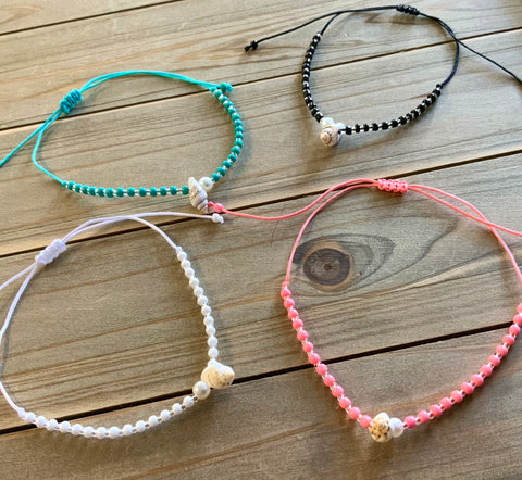 Combella Shell Pearl Anklet