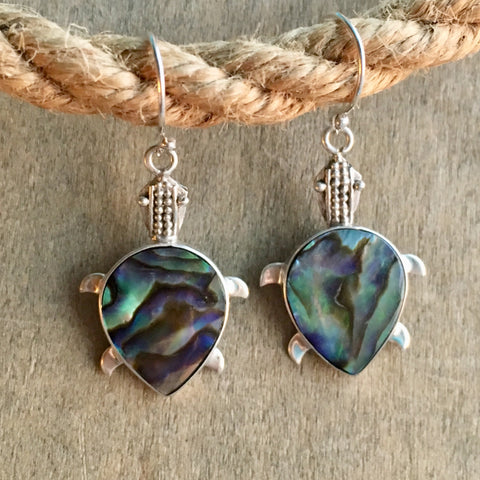 Sea Turtle Shell Earrings