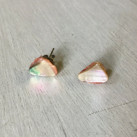 Red Abalone MOP Earrings