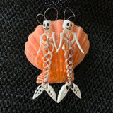 Mermaid Skeleton Ornament