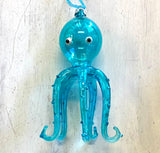 Colorful Octopus Glass Ornament