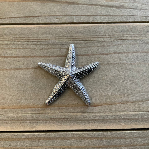 Silver Starfish Pocket Charm