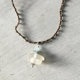 Ocean Glass Pebble Necklace