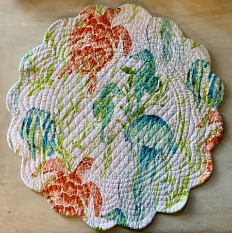 Ocean Paradise Quilted Placemet