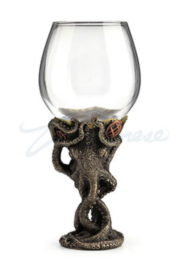 Octopus Wine Glass