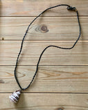 Cone Shell Braided Necklace