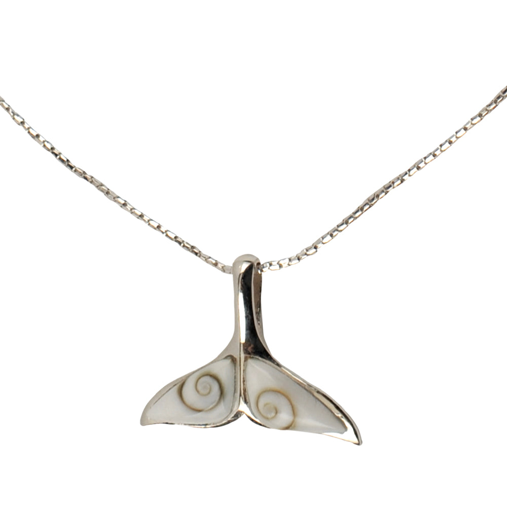 Cat Eye Whale Tail Necklace