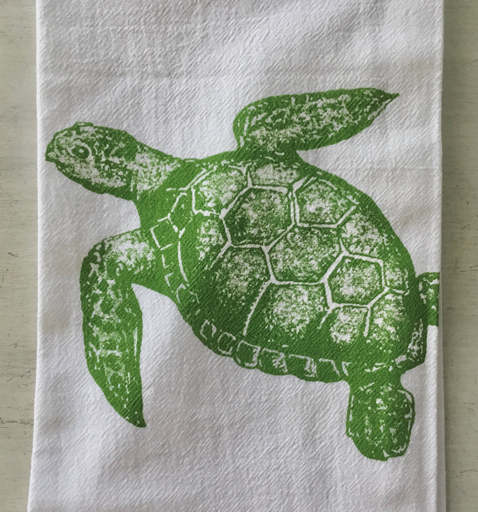 Sea Turtle Flour Sack Towel