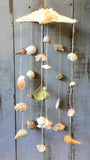 White Starfish Seashell Windchime