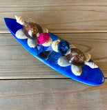 Airbrushed Surfboard Kissing Turtle Magnet