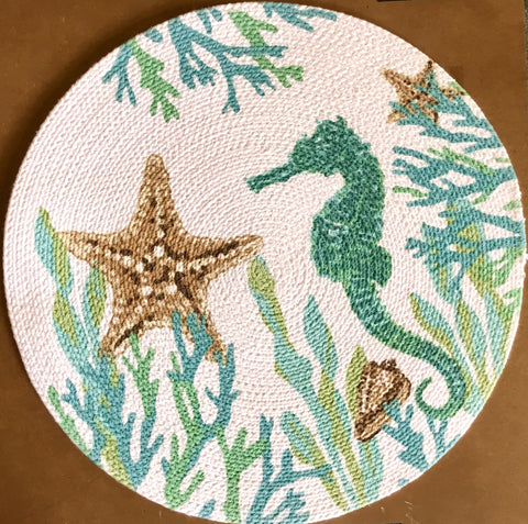 Seahorse Woven Placemat