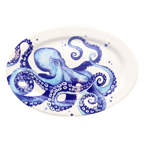 Blue Octopus Platter