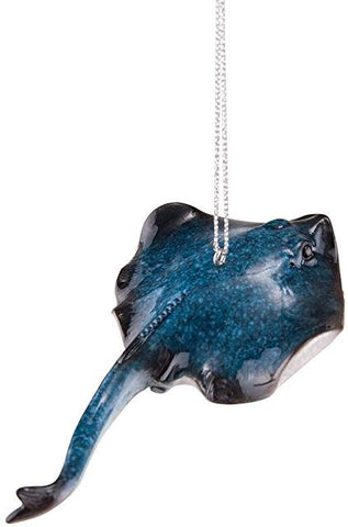 Blue Stingray Ornament