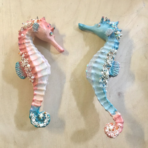 Colorful Seahorse Ornament
