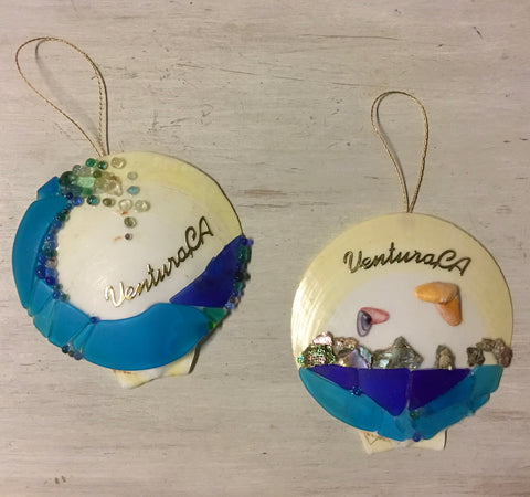 Ventura Ca Ocean Scene Ornament