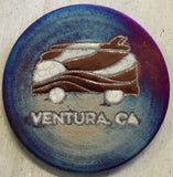 Ventura CA Raku Pottery Coasters