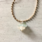 Ocean Glass Pebble Necklace