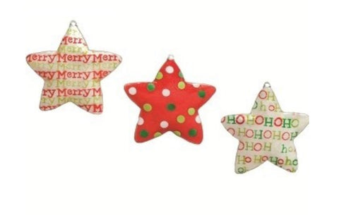 Xmas Capiz Star Ornament