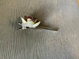 Seashell Flower Hair Pinch Clip