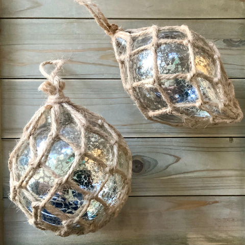 Mercury Glass Float Bulb Ornament