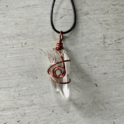 Crystal Swirl Necklace