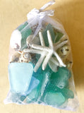 Seaglass Starfish & Seashell Bag