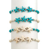 Starfish Trio Stretch Bracelet