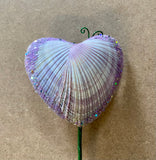 Butterfly Shell Heart Flowers