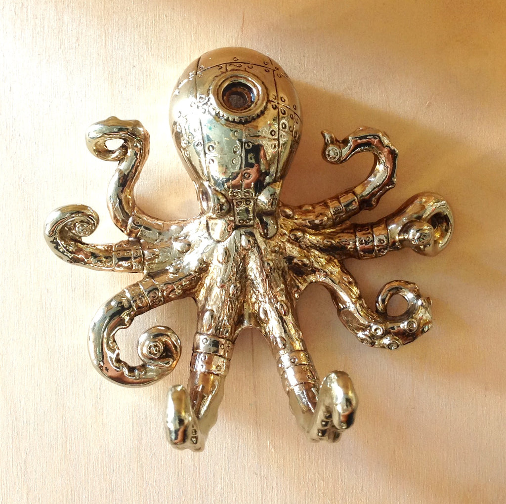 Steam Punk Octopus Wall Hook – Sea Things Ventura